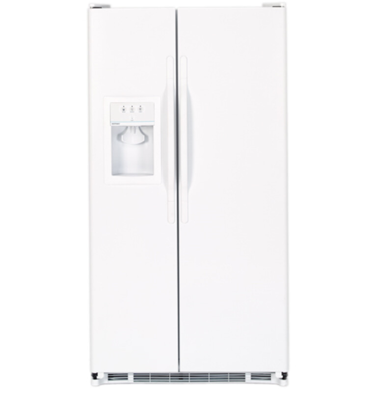 Hotpoint 25.0 Cu. Ft. Capacity Side-By-Side Refrigerator White HSS25IFPWW Picture 1