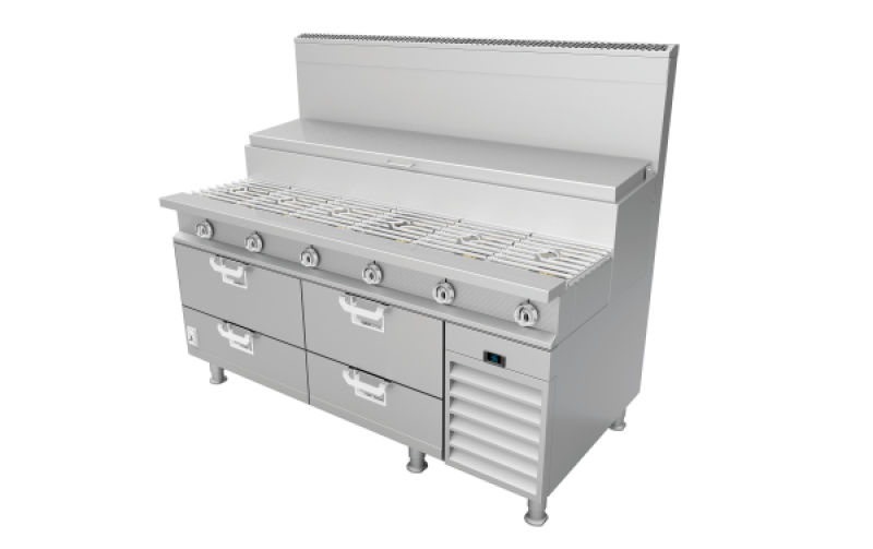 Commercial Sauté Station Base HSS726