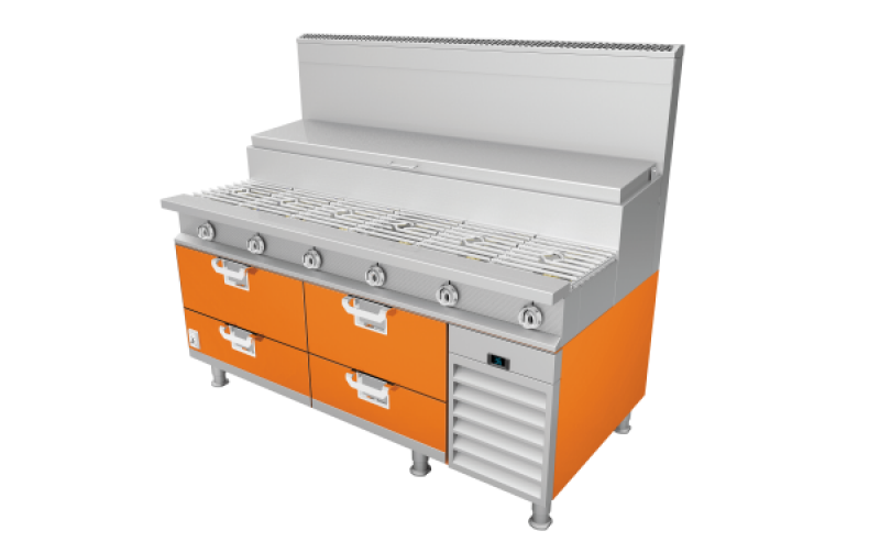 Commercial Sauté Station Base HSS726OR