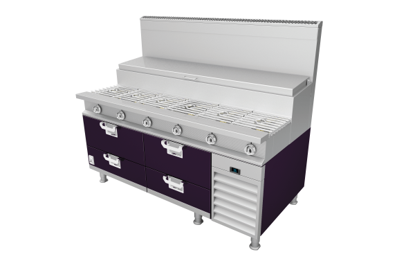 Commercial Sauté Station Base HSS726PP