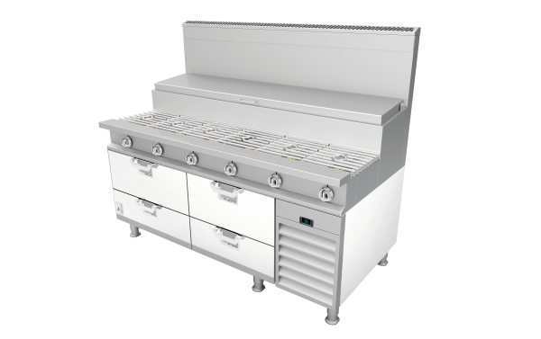 Commercial Sauté Station Base HSS726WH