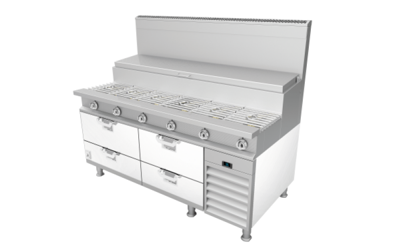 Commercial Sauté Station Base HSS726WH