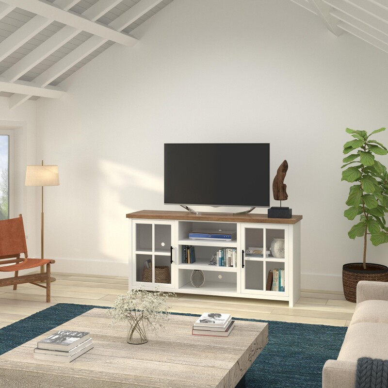 Hampton 67" Tv Console HT1210BJW