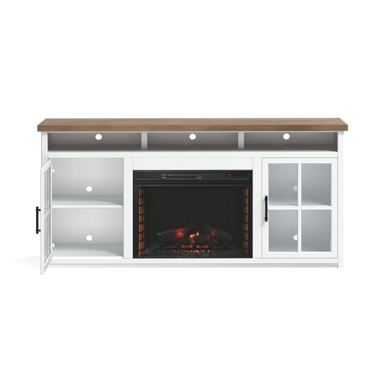 Hampton 74" Fireplace Console HT5110BJW