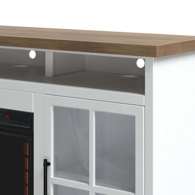 Hampton 74" Fireplace Console HT5110BJW