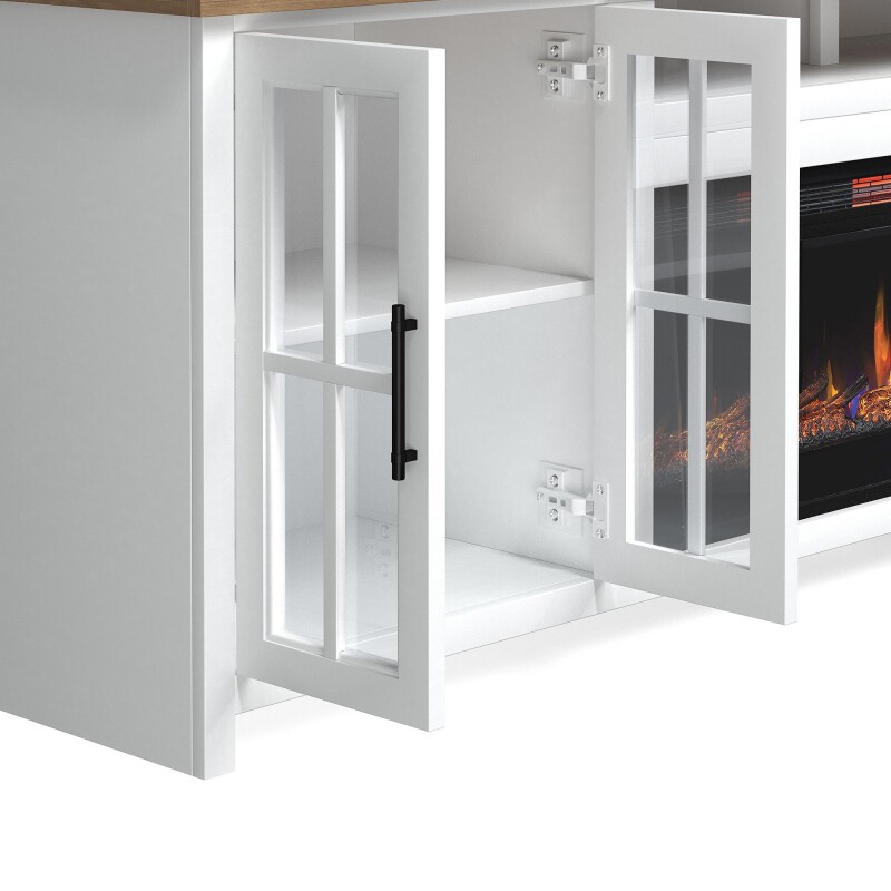 Hampton 96" Fireplace Console HT5410BJW