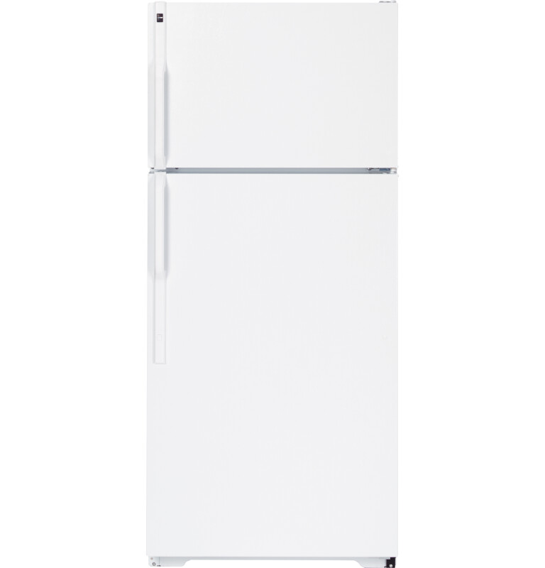 16.6 Cu. Ft. Top-Freezer Refrigerator HTH17BCZRWW, product image 2 of 4