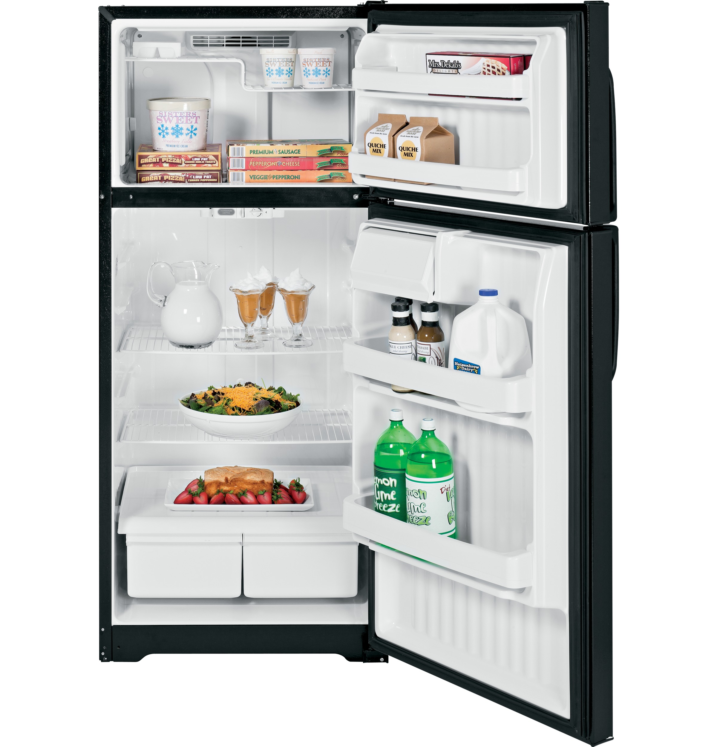 16.5 Cu. Ft. Top-Freezer Refrigerator HTH17CBDRBB