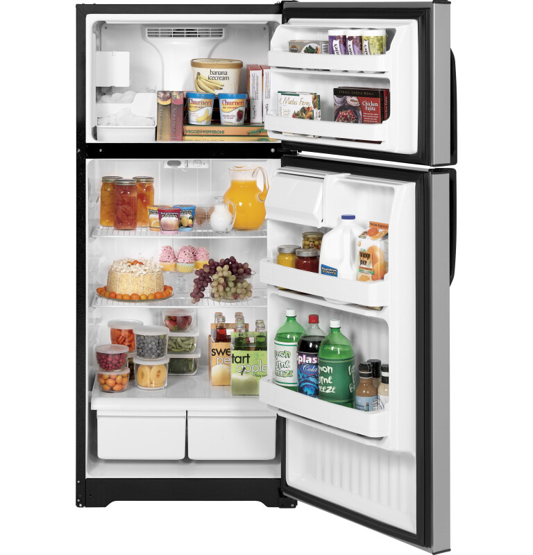 16.6 Cu. Ft. Top-Freezer Refrigerator HTM17BBSSA