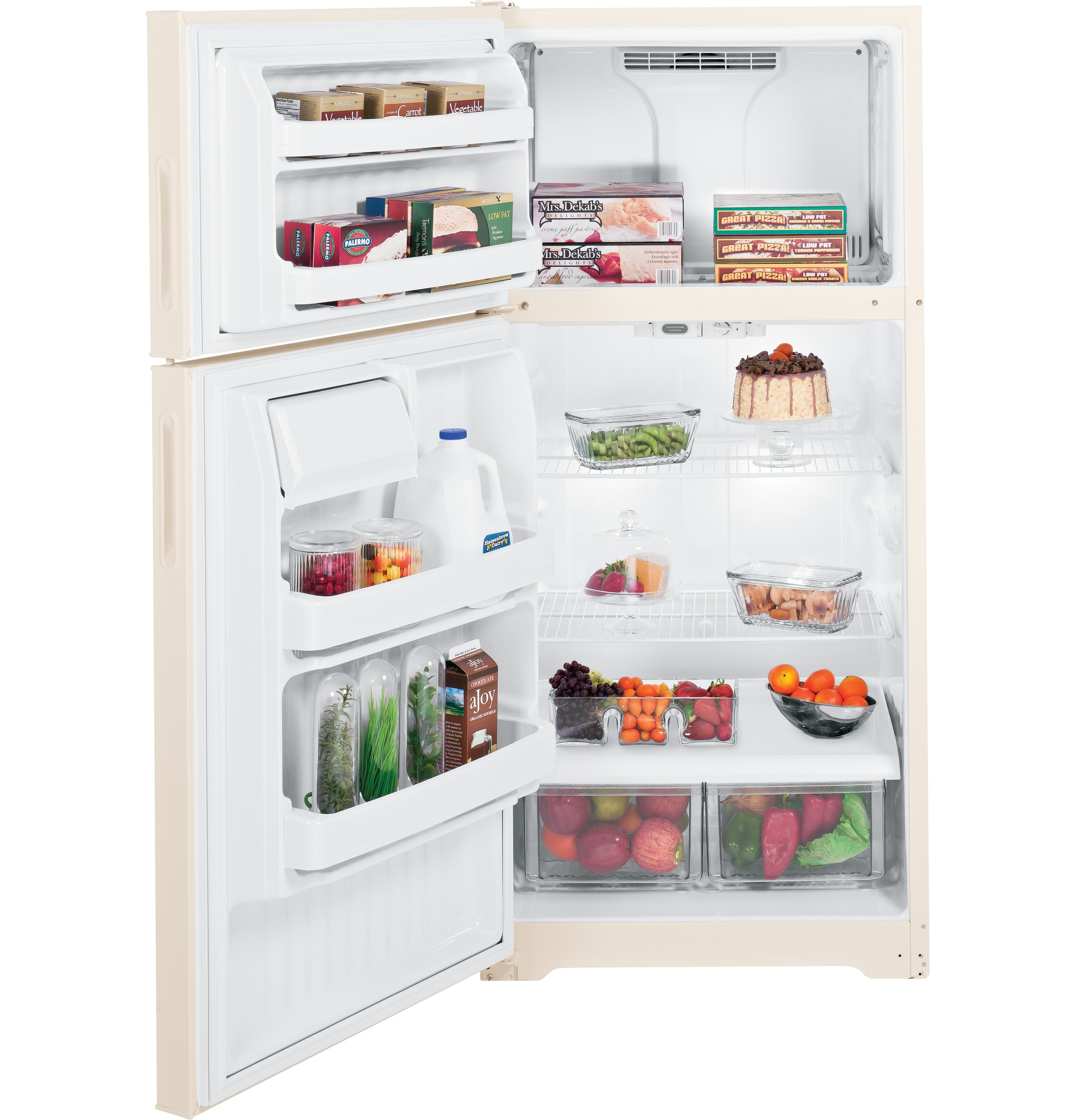 15.6 Cu. Ft. Top-Freezer Refrigerator HTR16BBELCC, product image 2 of 6