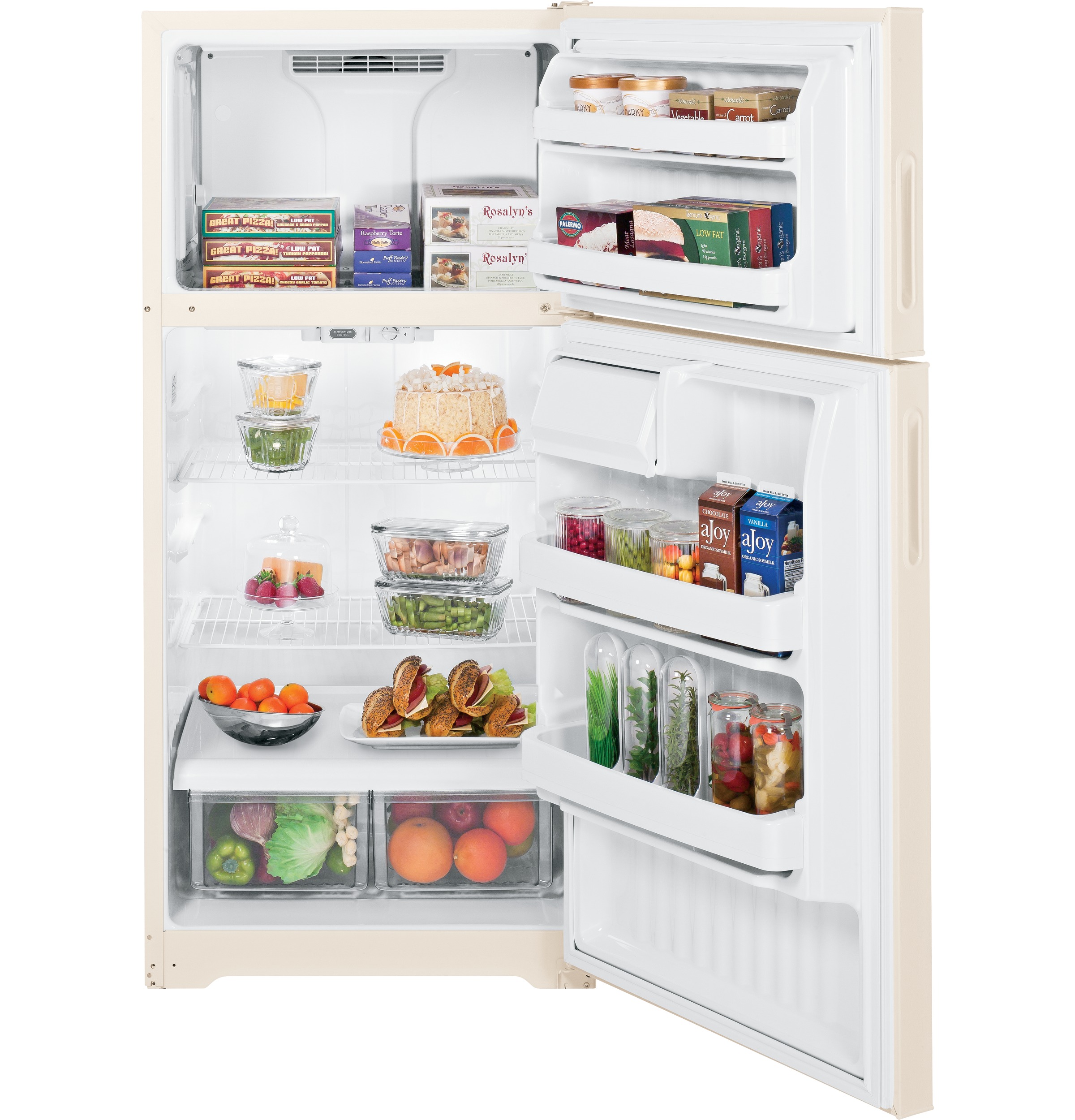 15.6 Cu. Ft. Top-Freezer Refrigerator HTR16BBERCC, product image 2 of 6