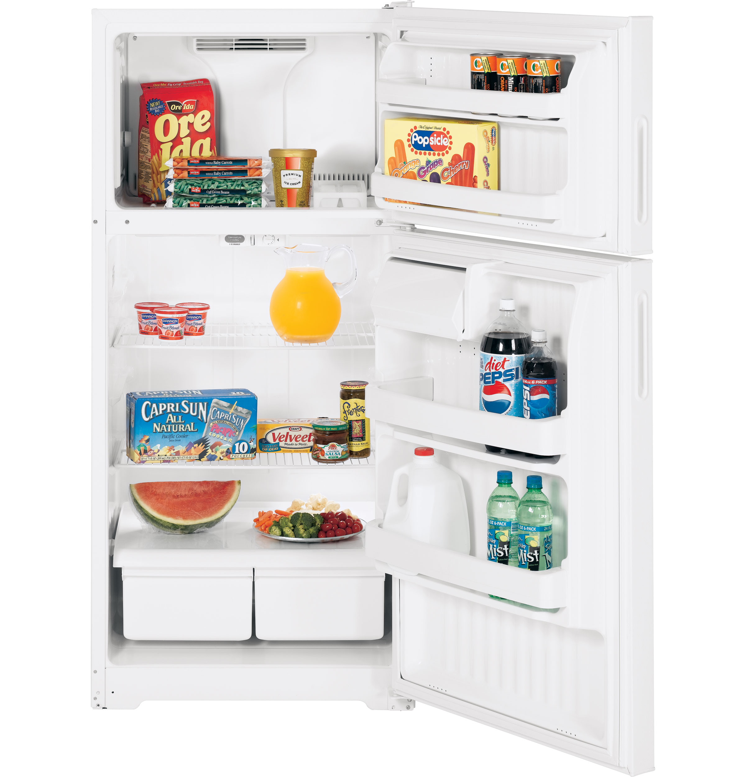 15.7 Cu. Ft. Top-Freezer Refrigerator HTR16BBSLWW