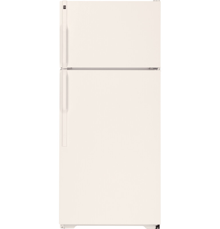 Hotpoint 16.6 Cu. Ft. Top-Freezer Refrigerator White HTS17BBSRWW Picture 1