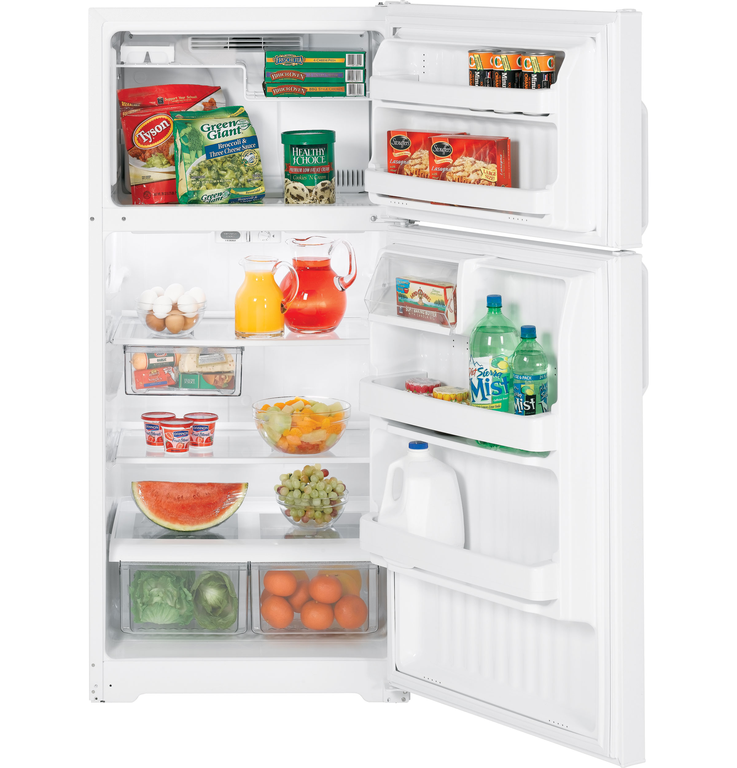 16.6 Cu. Ft. Top-Freezer Refrigerator HTS17GBBWW