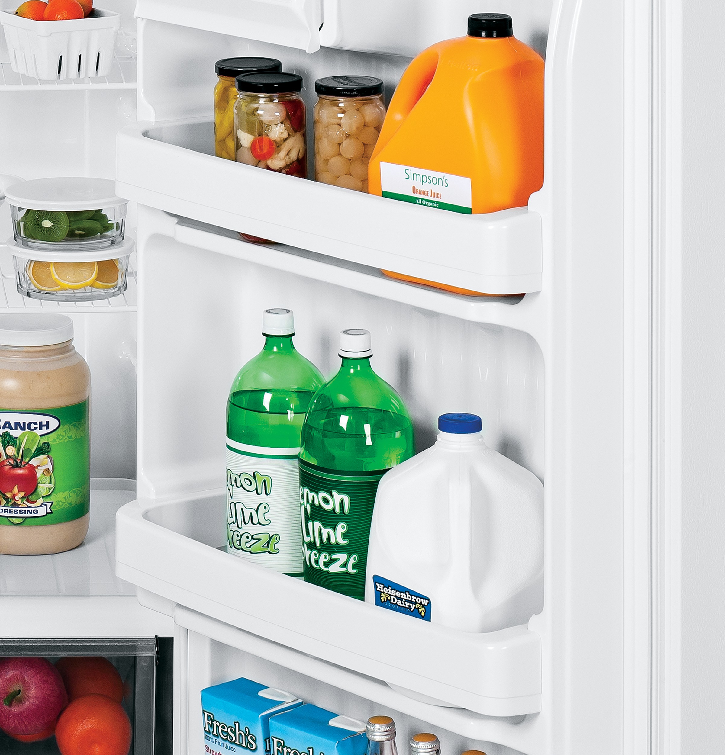 18.1 Cu. Ft. Top-Freezer Refrigerator HTS18BBEWW, product image 5 of 7
