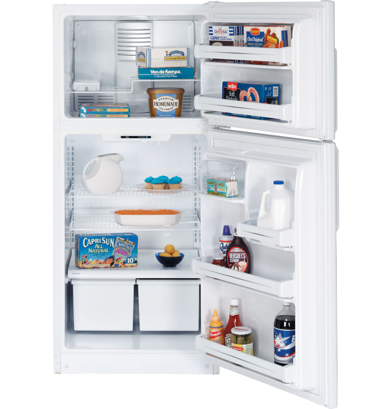 18.0 Cu. Ft. Top-Freezer Refrigerator HTS18BBPRWW