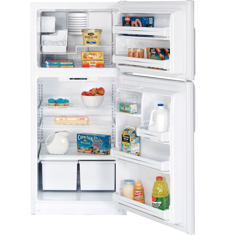 18.0 Cu. Ft. Top-Freezer Refrigerator HTS18BCPRWW