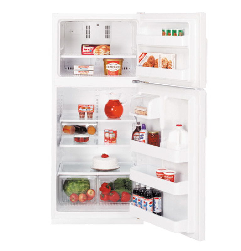18.0 Cu. Ft. Top-Freezer Refrigerator HTS18GBNWW