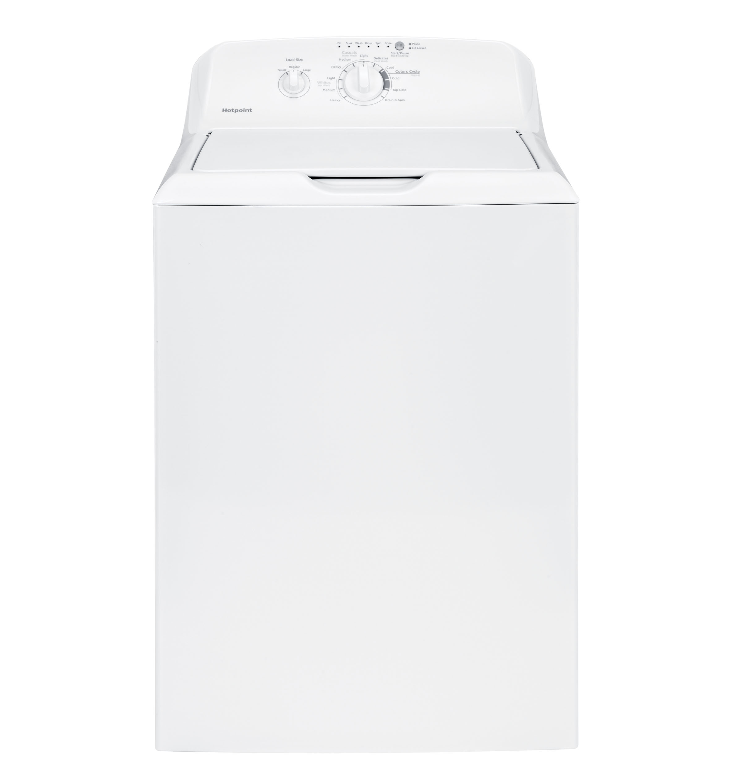 3.8 DOE cu. ft. capacity stainless steel basket washer HTW200ASKWW