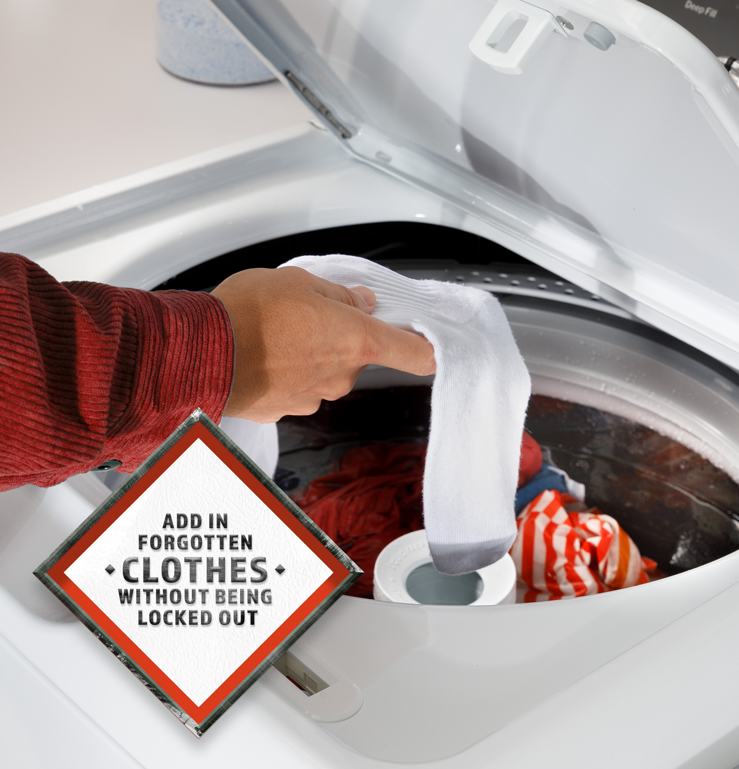 Hotpoint® 4.0 cu. ft. Capacity Washer with Stainless Steel Basket,Cold Plus and Water Level Control view 15