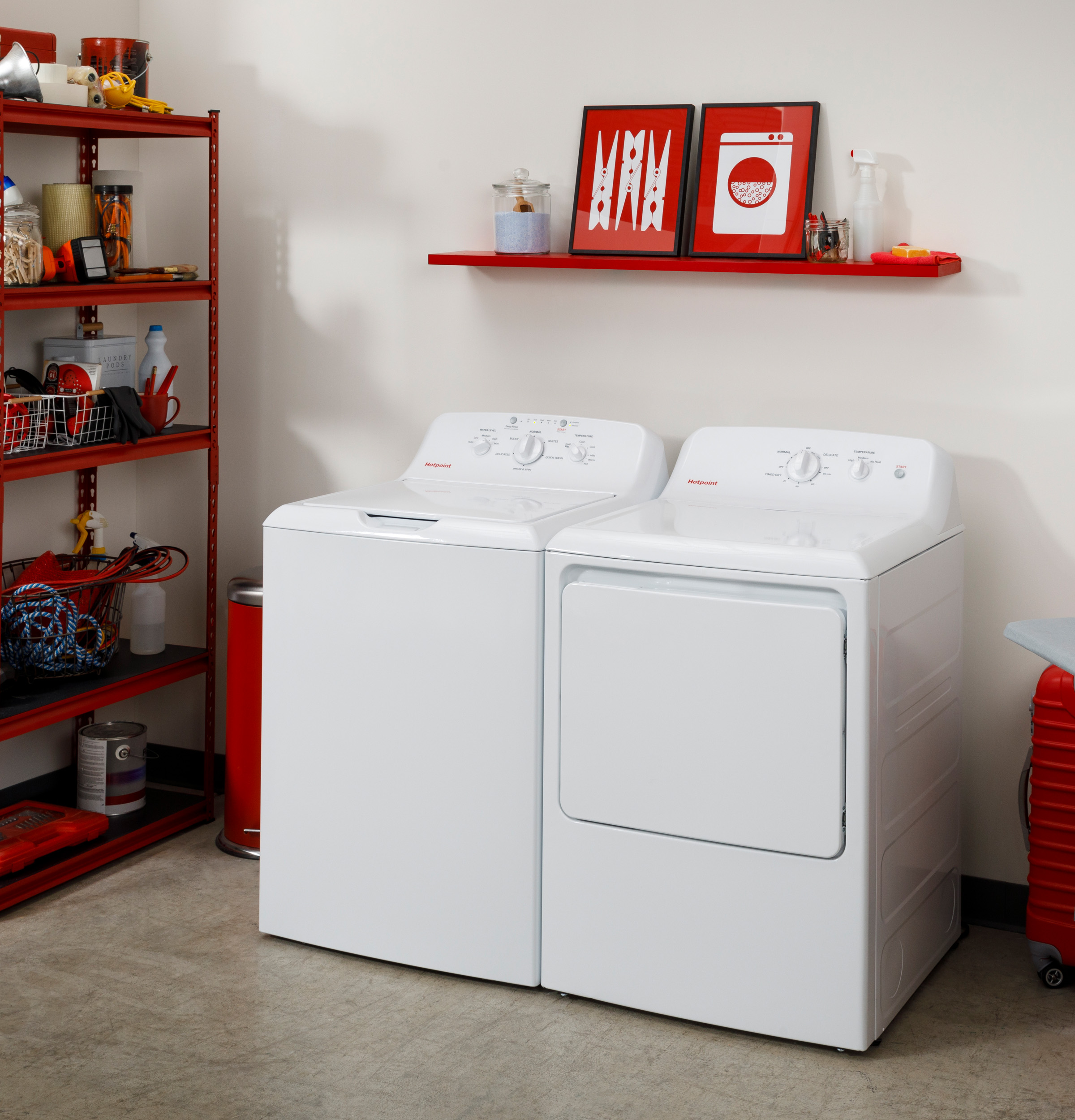 Hotpoint® 4.0 cu. ft. Capacity Washer with Stainless Steel Basket,Cold Plus and Water Level Control view 7