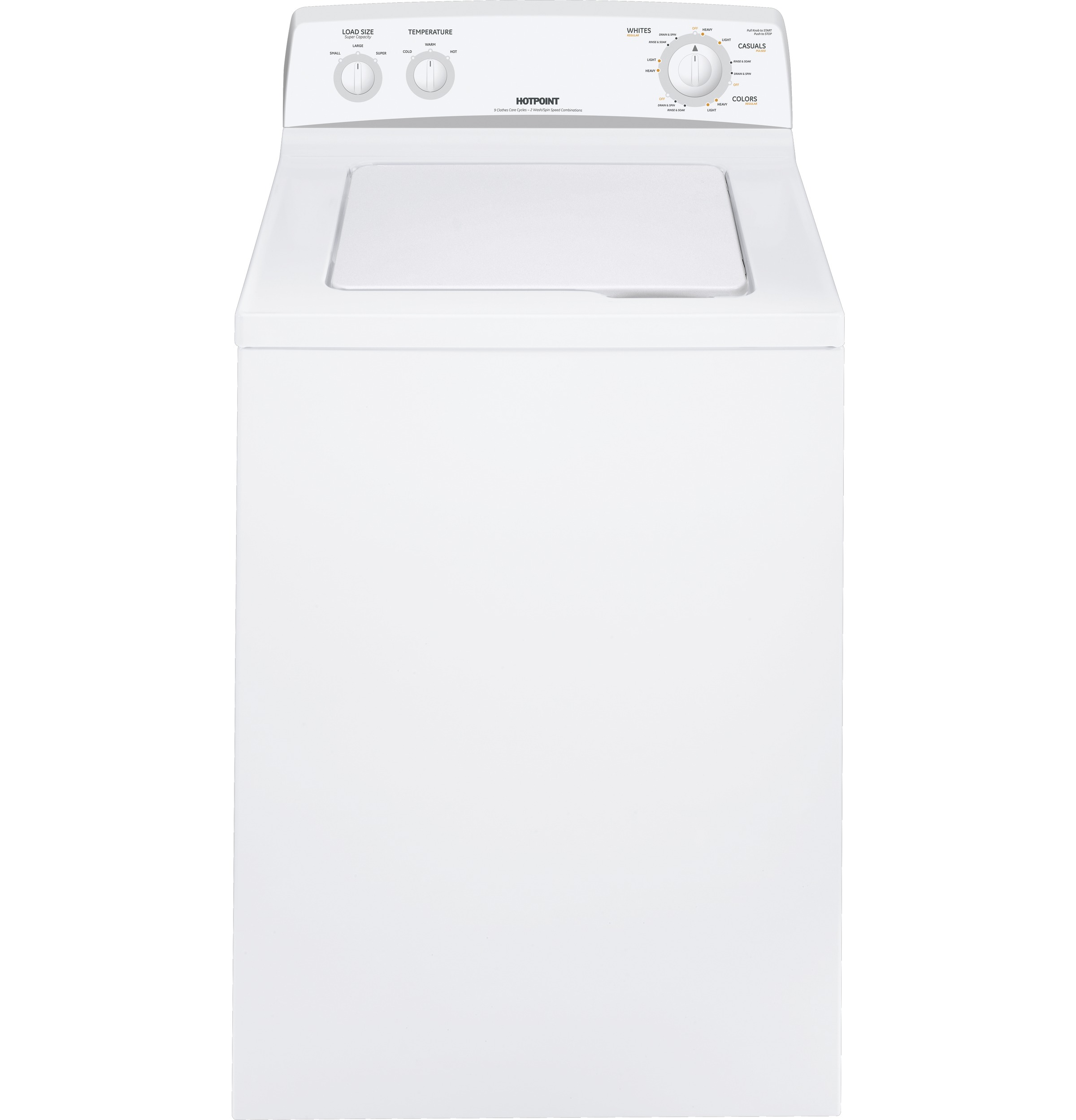 3.3 DOE cu. ft. capacity PermaTuf II smooth basket HTWP1000MWW