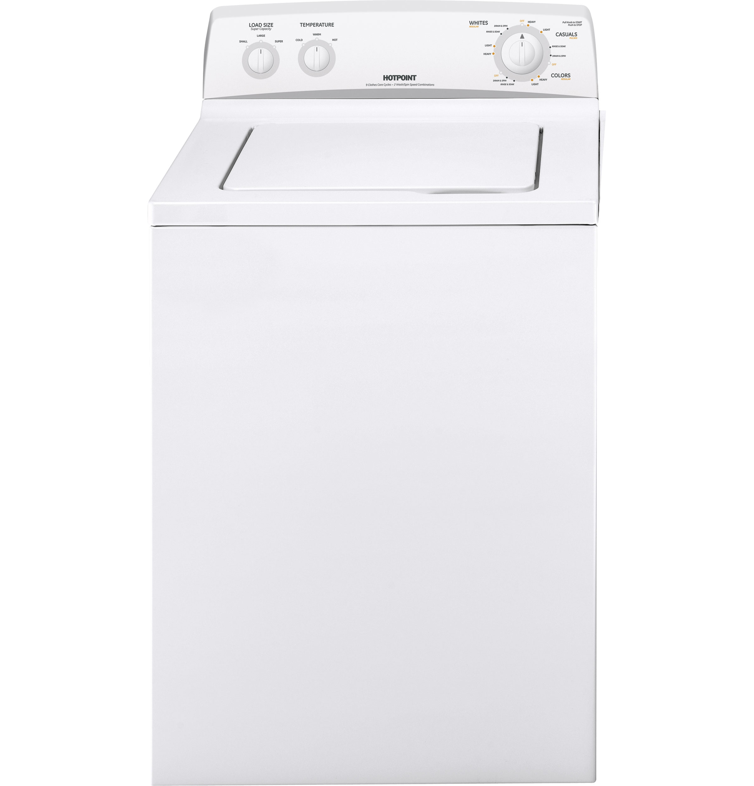 3.3 DOE cu. ft. capacity PermaTuf II smooth basket HTWP1000MWW