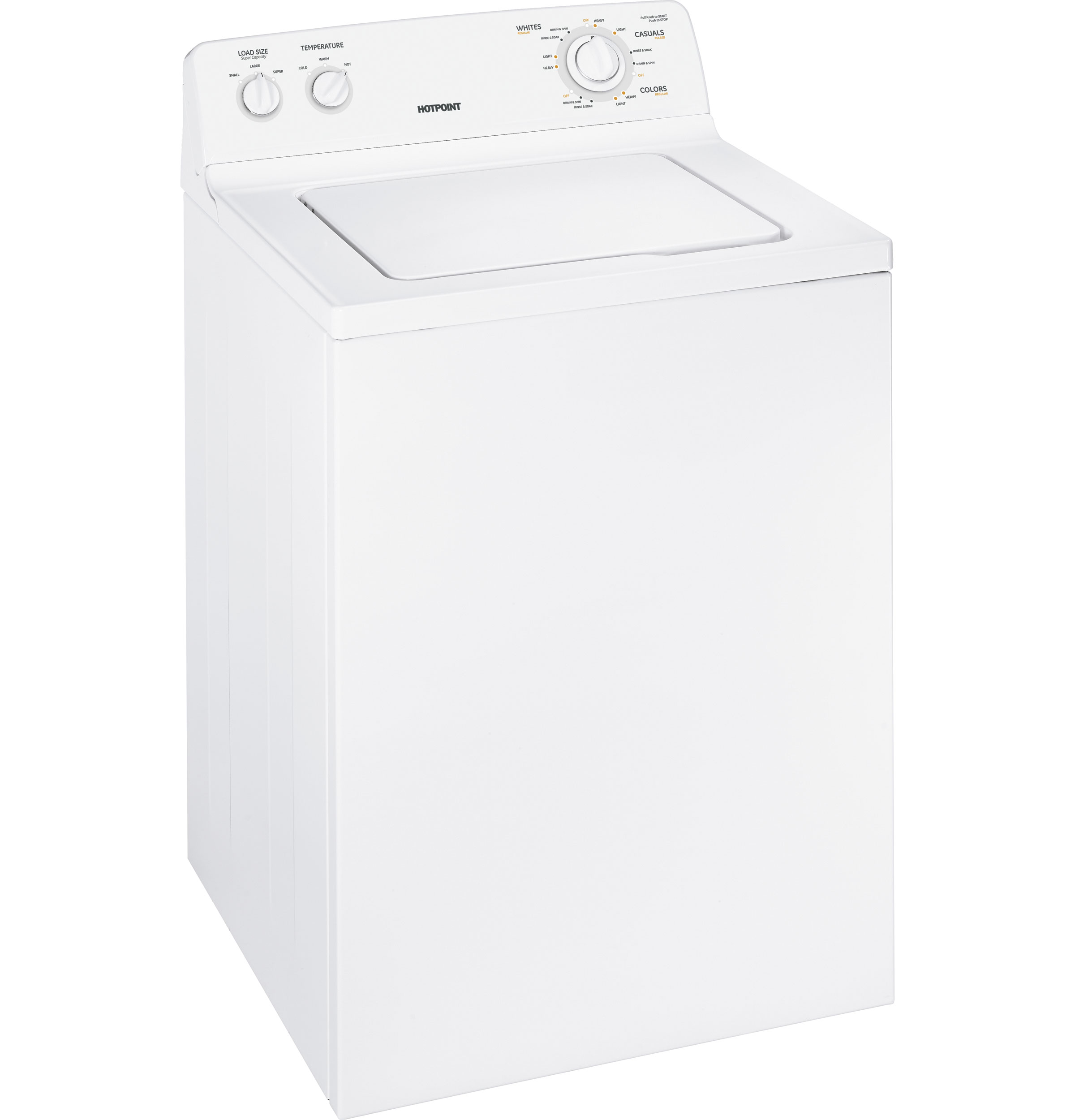 3.3 DOE cu. ft. capacity PermaTuf II smooth basket HTWP1000MWW