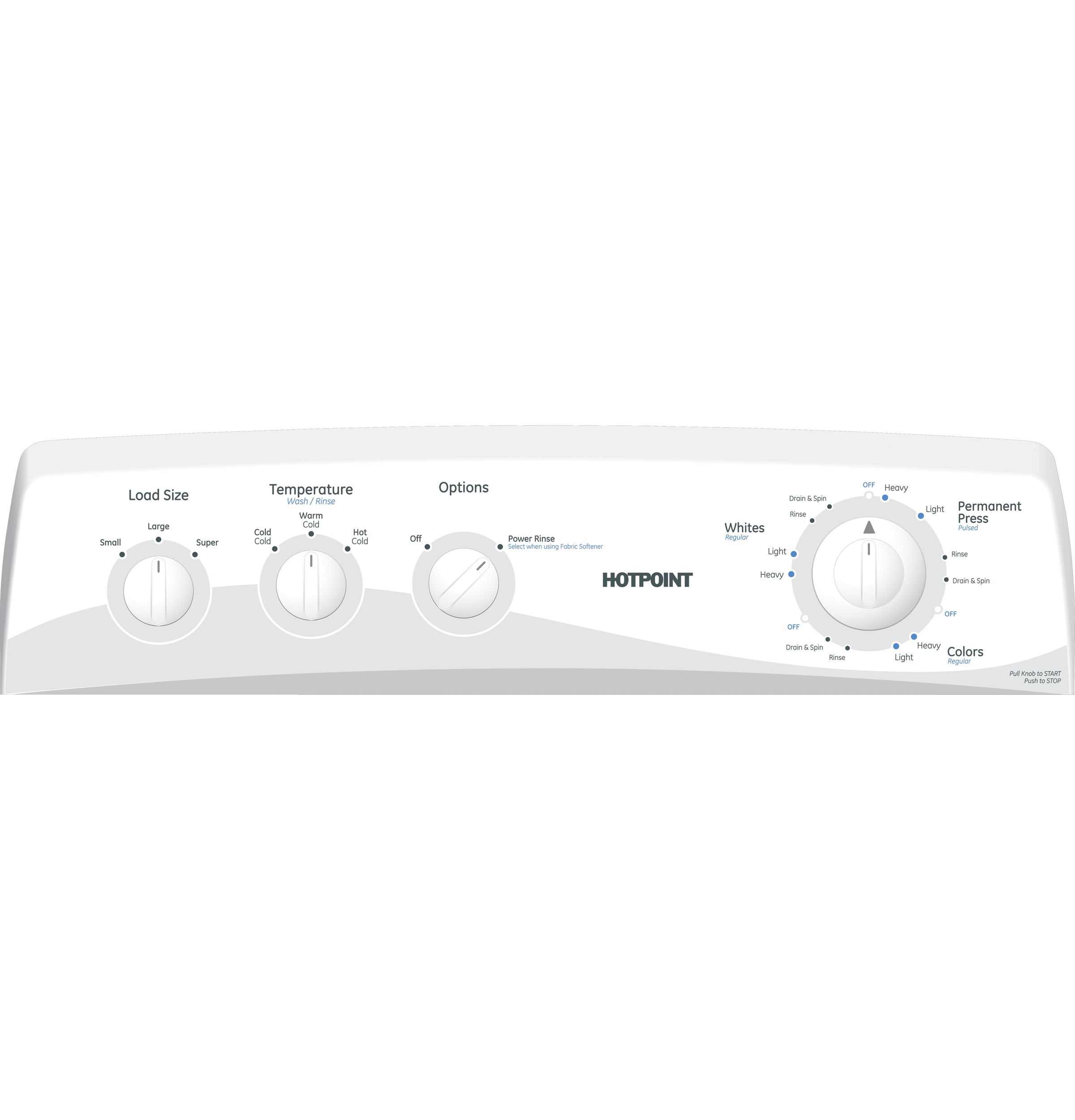 3.5 DOE cu. ft. capacity Extra Action ribbed basket washer view 3