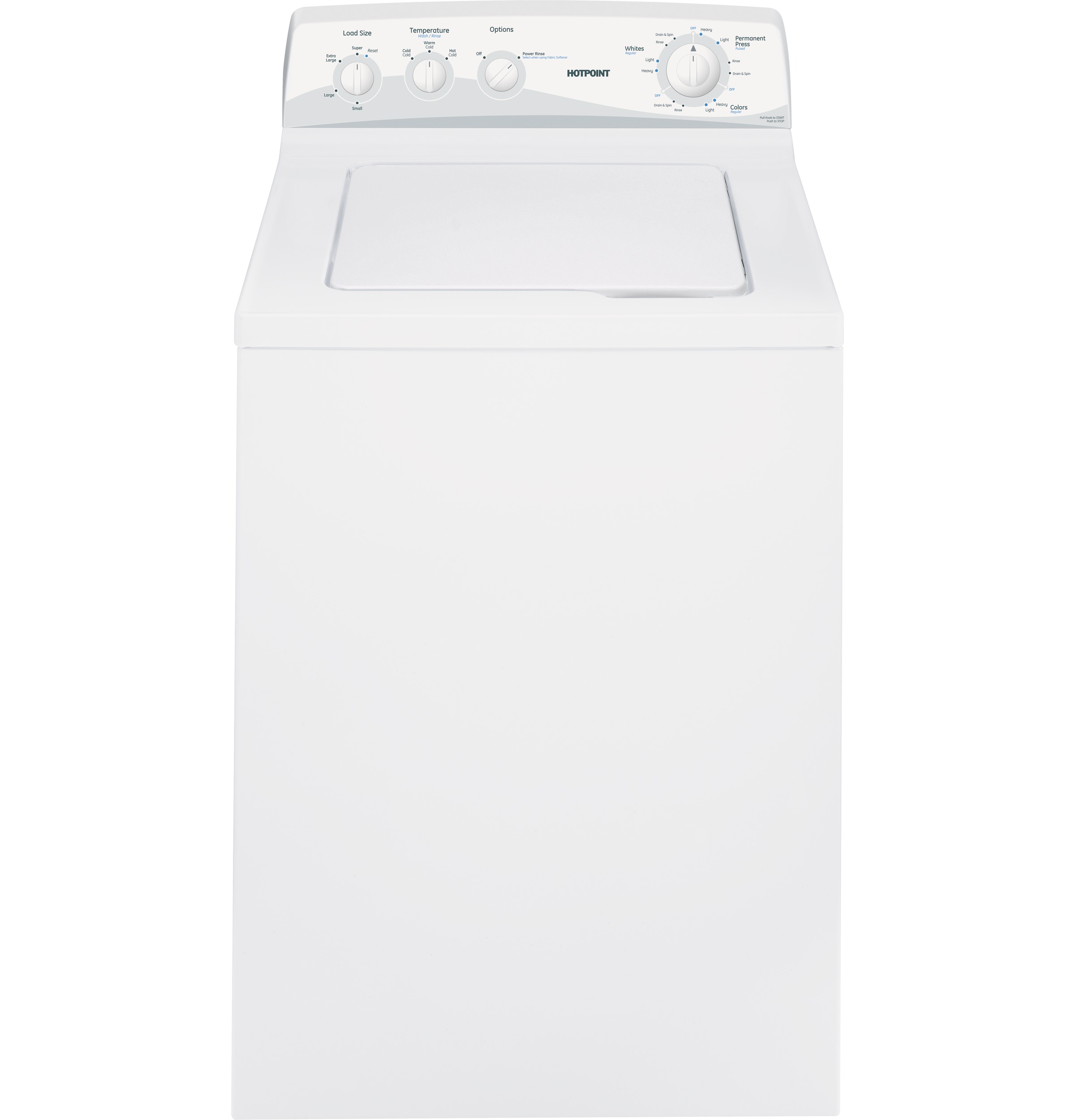 3.6 DOE cu. ft. capacity washer HTWP1400FWW