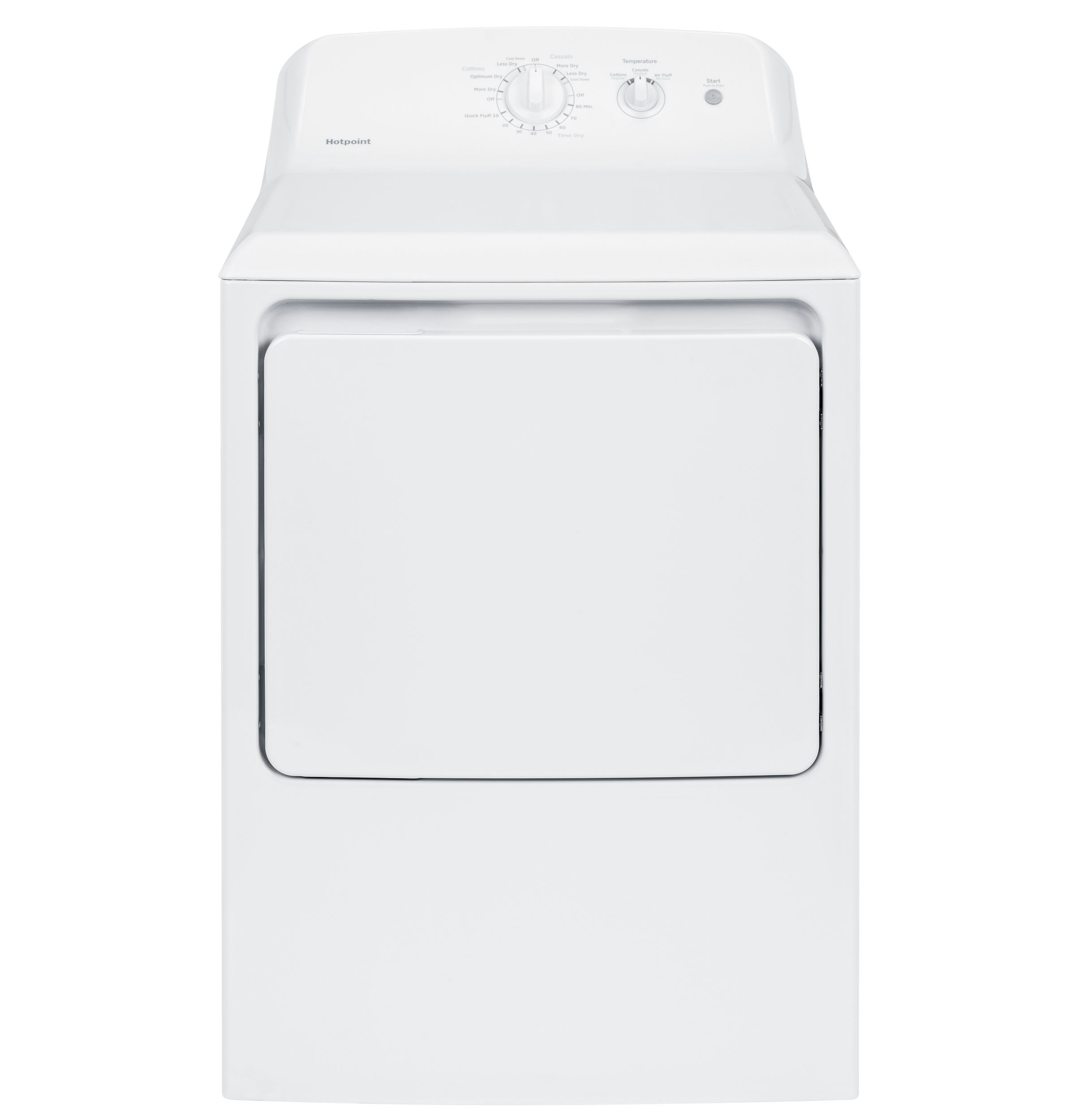 6.2 cu. ft. capacity aluminized alloy gas dryer HTX21GASKWW