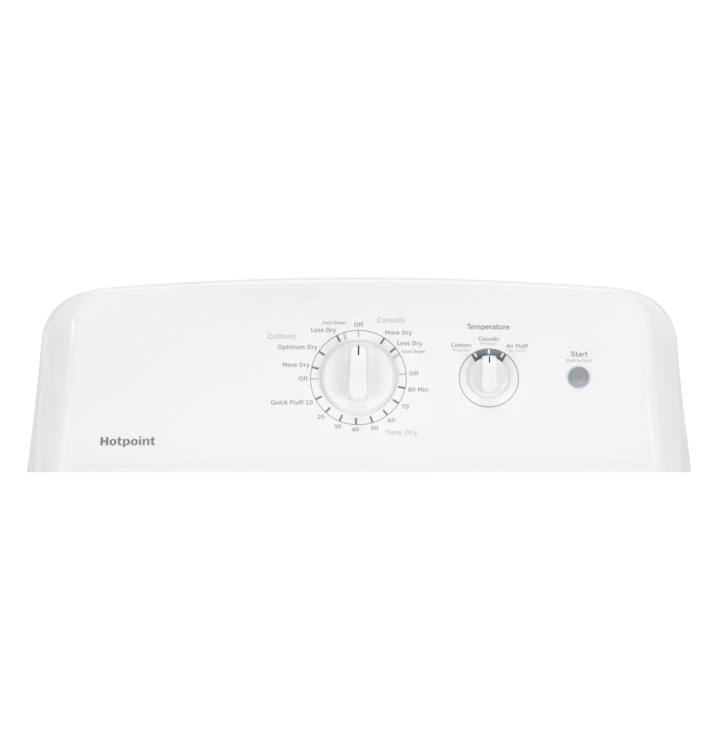 6.2 cu. ft. capacity aluminized alloy gas dryer HTX21GASKWW