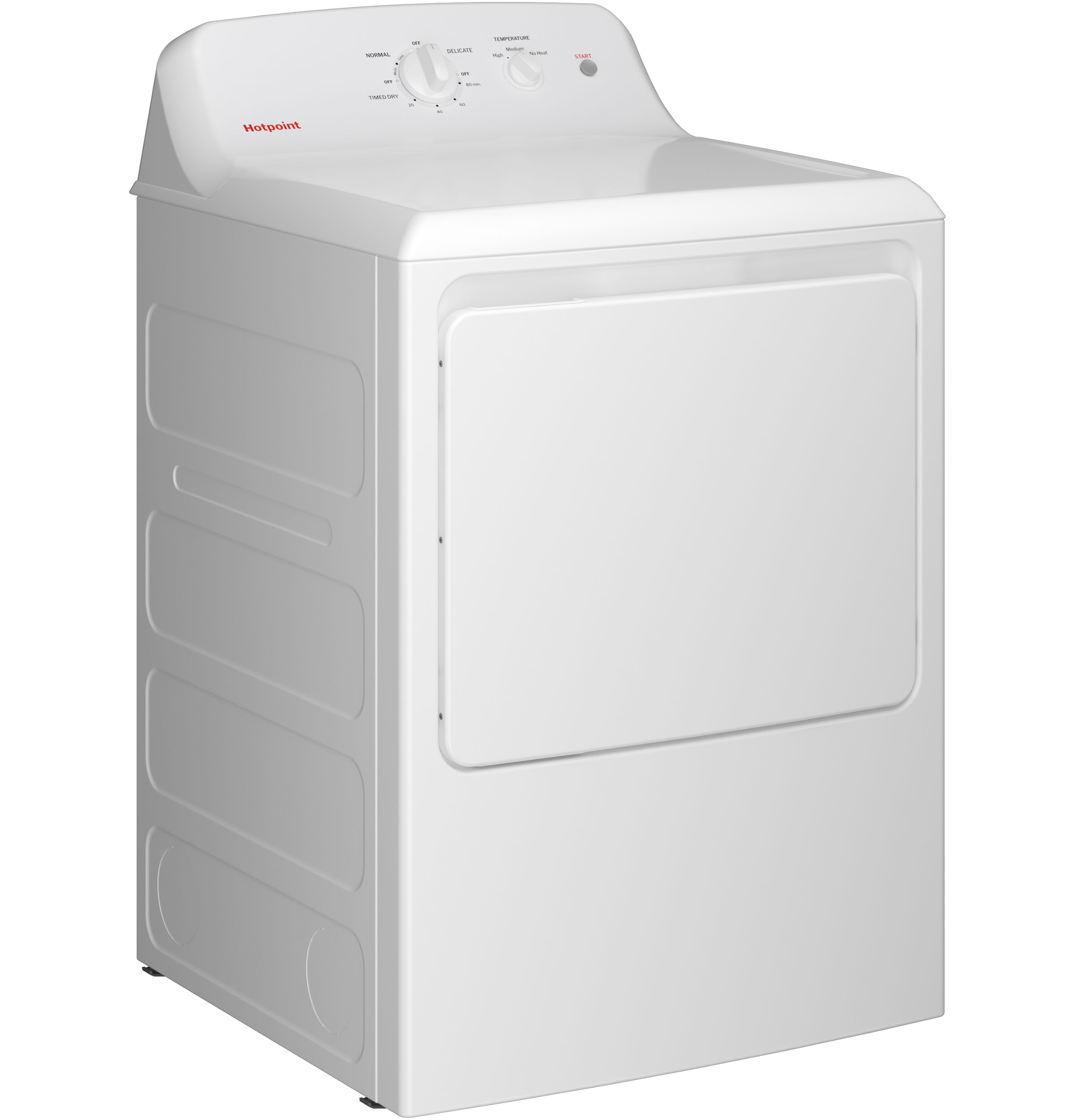 Hotpoint® 6.2 cu. ft. Capacity Electric Dryer with Up To 120 ft. Venting and Shallow Depth view 3