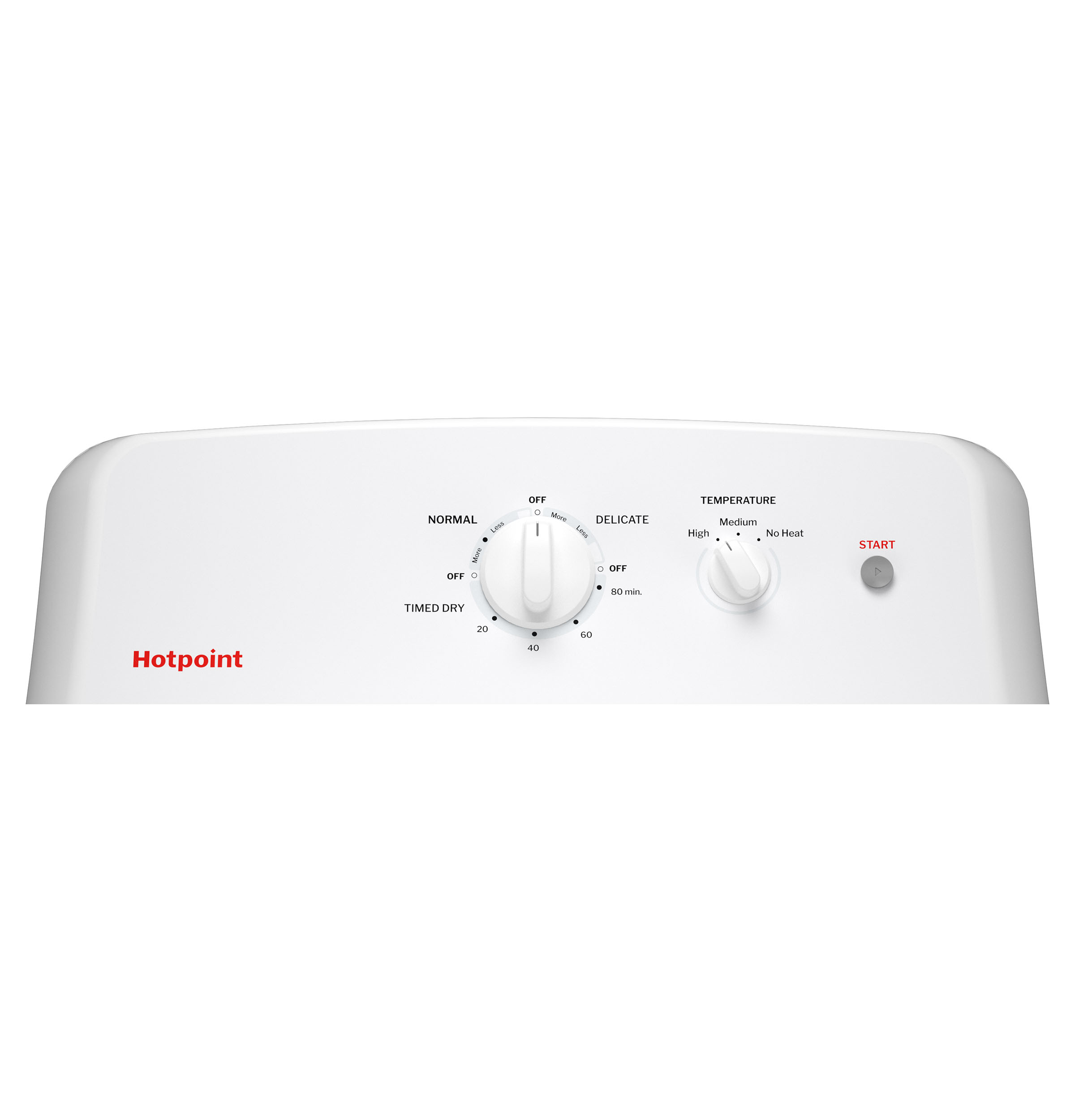 Hotpoint® 6.2 cu. ft. Capacity Electric Dryer with Up To 120 ft. Venting and Shallow Depth view 4
