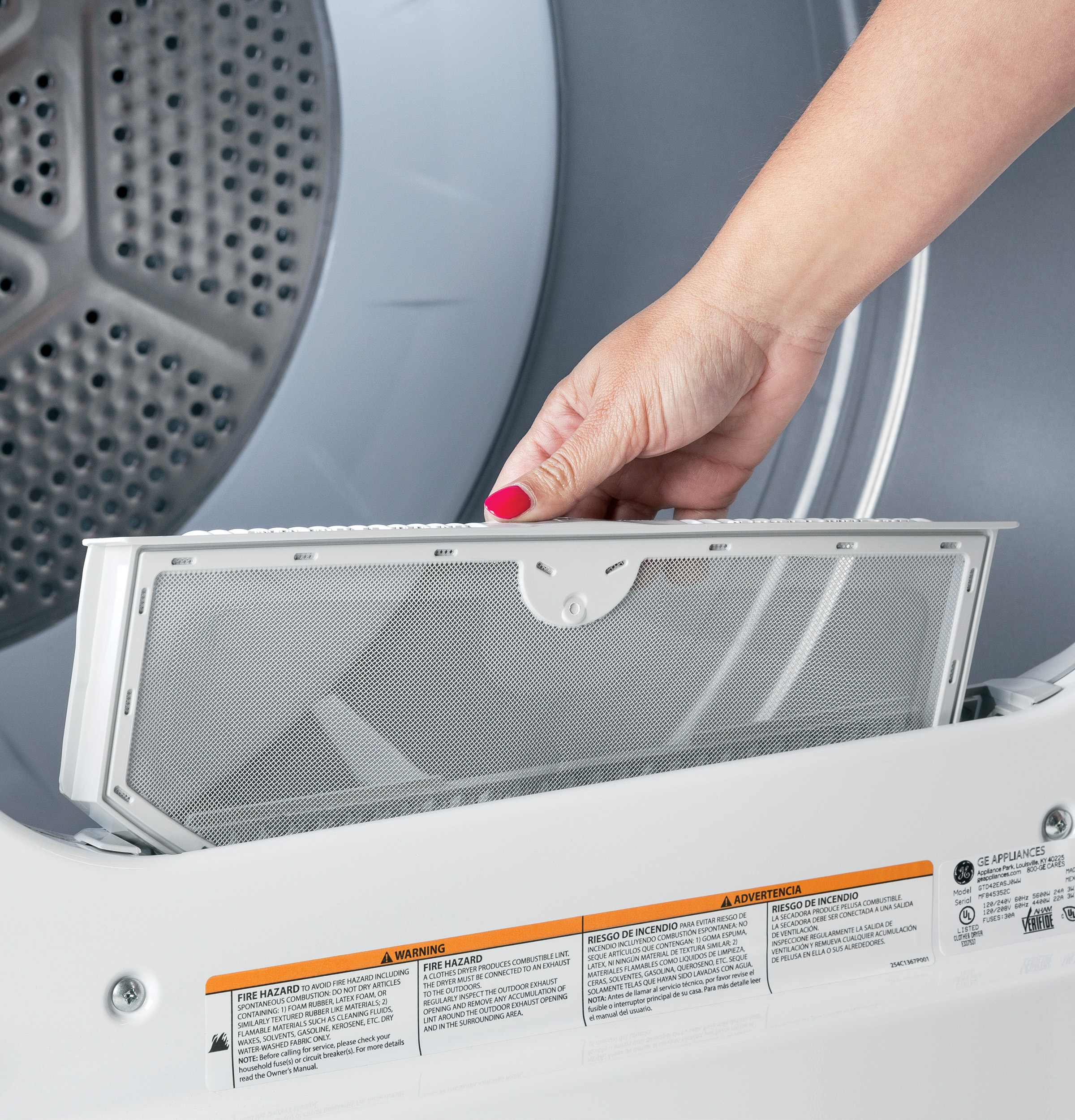 Hotpoint® 6.2 cu. ft. Capacity Gas Dryer with Up To 120 ft. Venting and Shallow Depth view 12