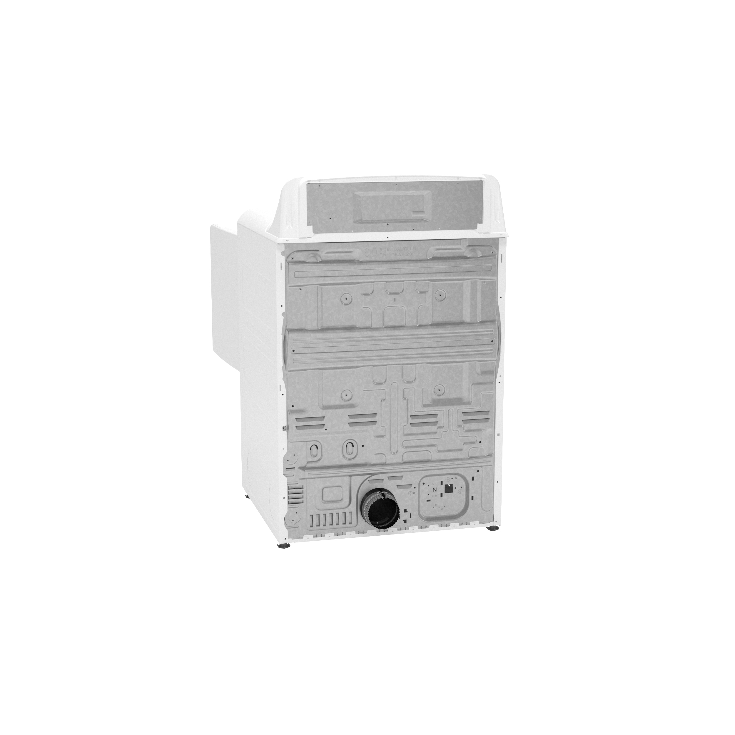 Hotpoint® 6.2 cu. ft. Capacity Gas Dryer with Up To 120 ft. Venting and Shallow Depth view 13
