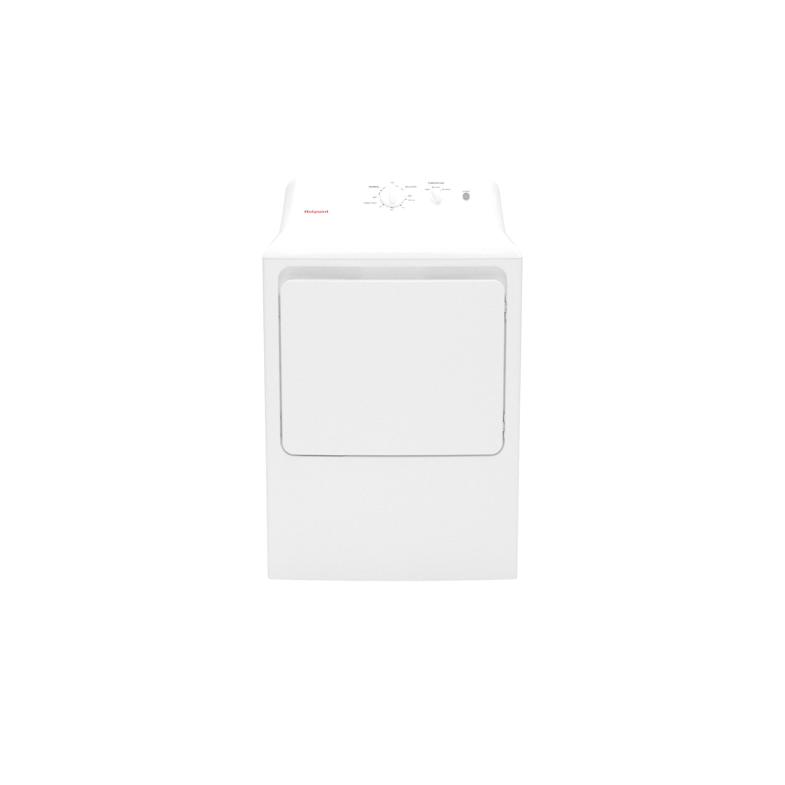 Hotpoint® 6.2 cu. ft. Capacity Gas Dryer with Up To 120 ft. Venting and Shallow Depth view 14