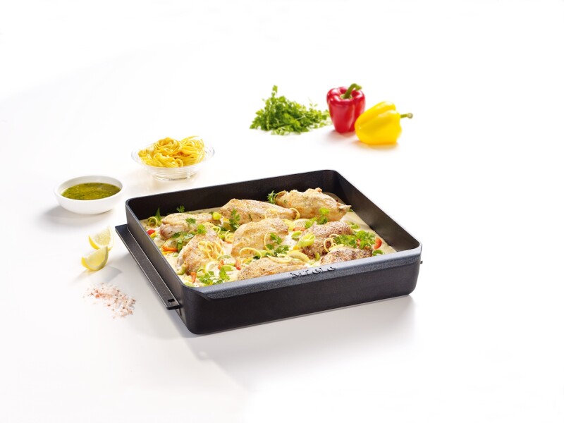 Induction gourmet casserole dish For frying, braising and gratinating. HUB6235