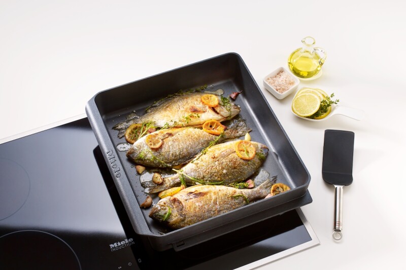 Induction gourmet casserole dish For frying, braising and gratinating. HUB6235