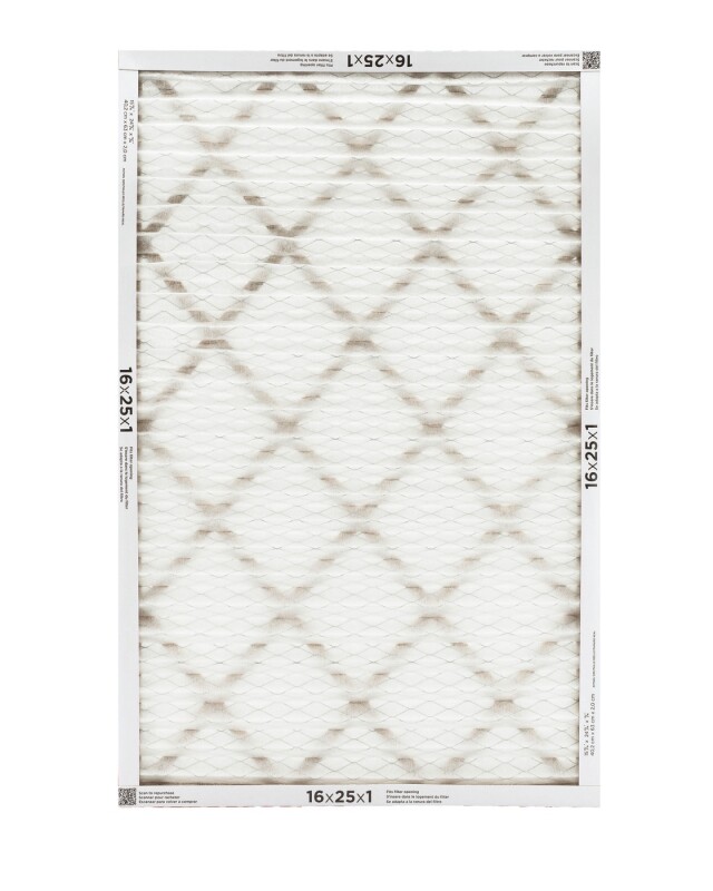 PureAir   16" x 25" x 1" MERV 8 Allergen Air Filter - 6 Pack HVAC162586