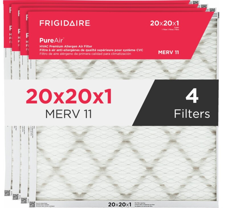 PureAir   20" x 20" x 1" MERV 11 Premium Allergen Air Filter - 4 Pack HVAC2020114