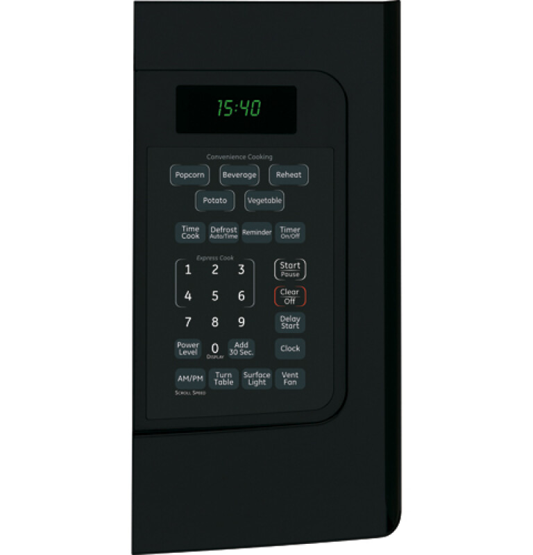 Spacemaker 1.5 Cu. Ft. Capacity, Over-the-Range Microwave Oven HVM1540DMBB, product image 2 of 3