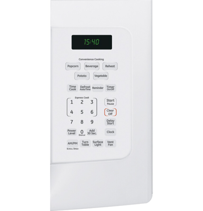 Spacemaker 1.5 Cu. Ft. Capacity, Over-the-Range Microwave Oven HVM1540DMWW, product image 2 of 3