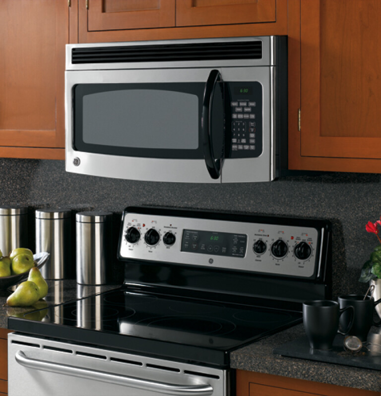Spacemaker 1.5 Cu. Ft. Capacity, Over-the-Range Microwave Oven HVM1540LMCS, product image 3 of 3