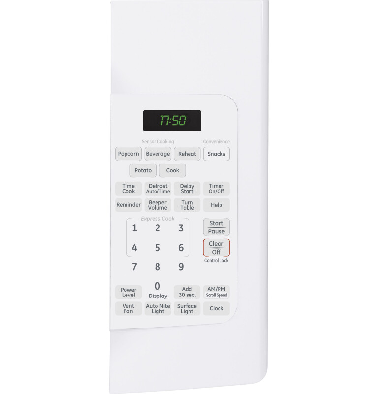 1.7 Cu. Ft. Over-the-Range Microwave Oven HVM1750DPWW, product image 2 of 2