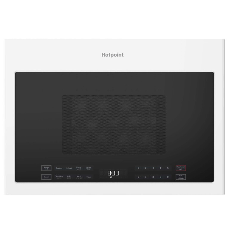 Hotpoint 24" 1.4 Cu. Ft. Over-The-Range Microwave Oven White HVMB14S4WWW Picture 1
