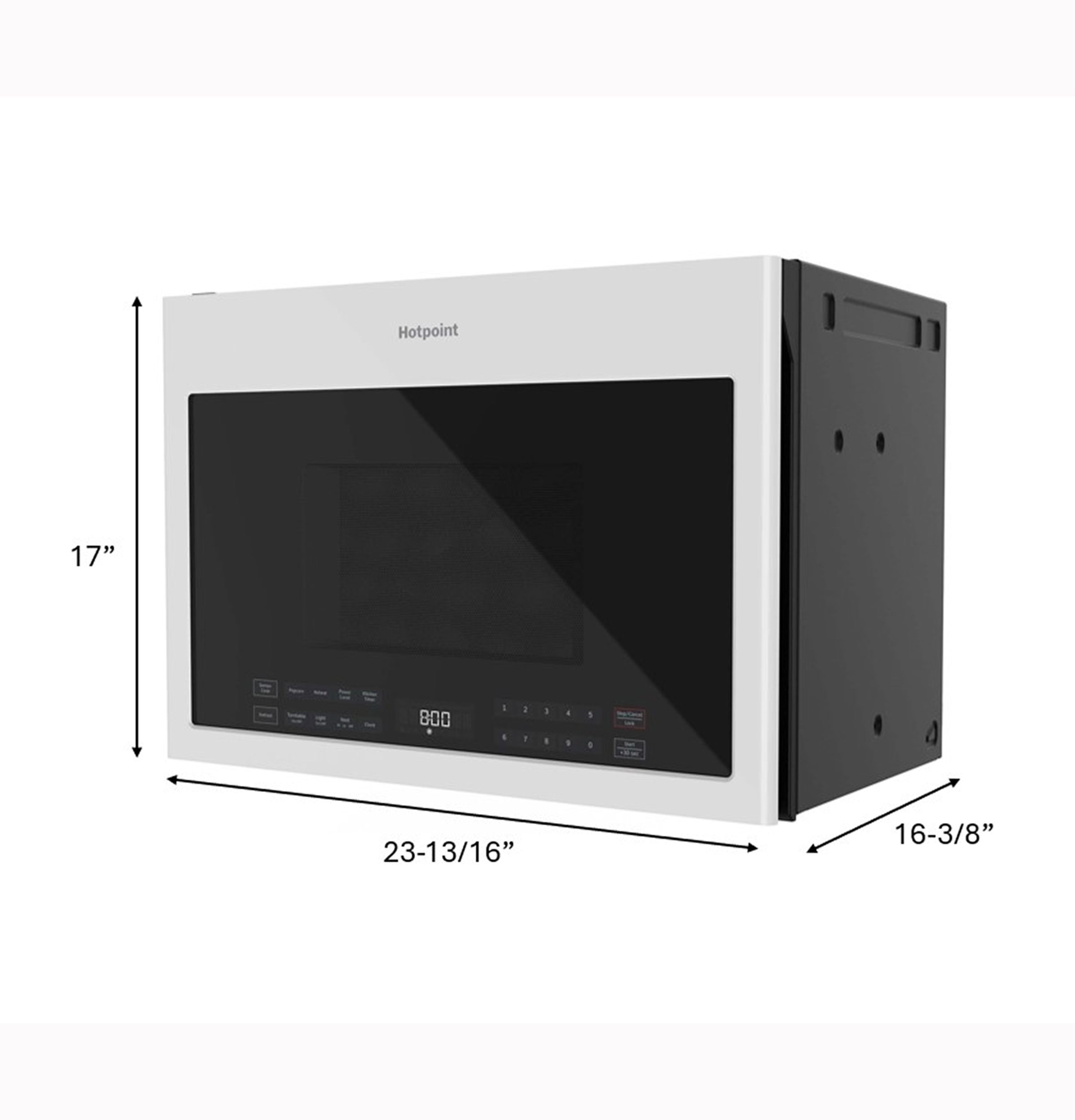 24" 1.4 Cu. Ft. Over-the-range Microwave Oven HVMB14S4WWW