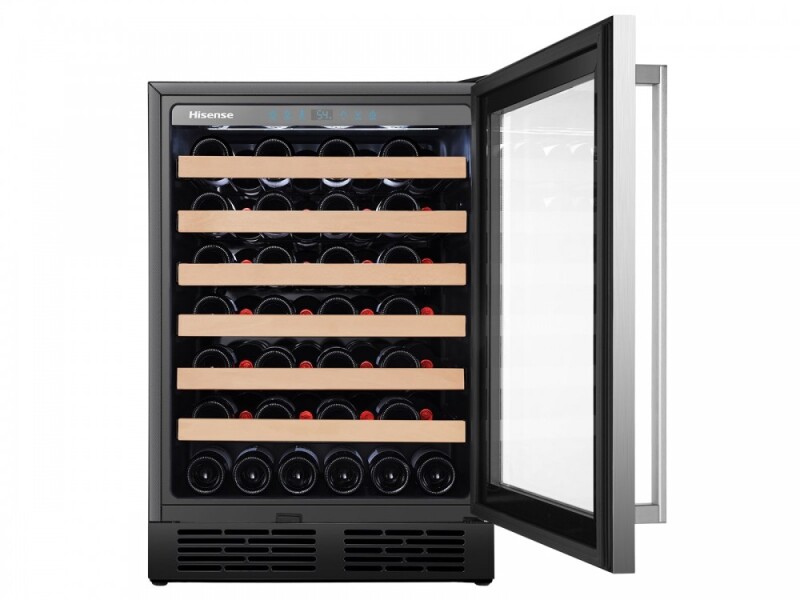 54-bottle Freestanding or Built-in Wine Cooler HWS54029SS, product image 2 of 8