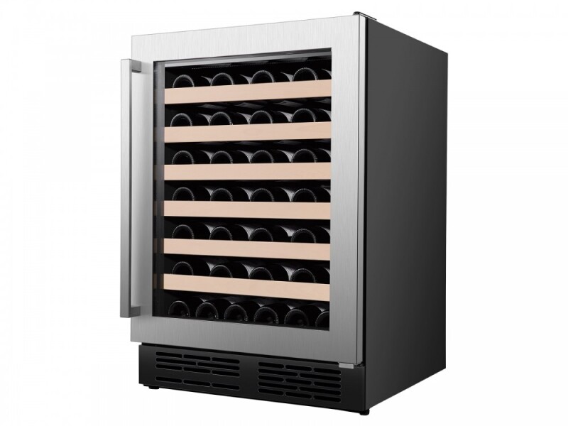 54-bottle Freestanding or Built-in Wine Cooler HWS54029SS, product image 3 of 8