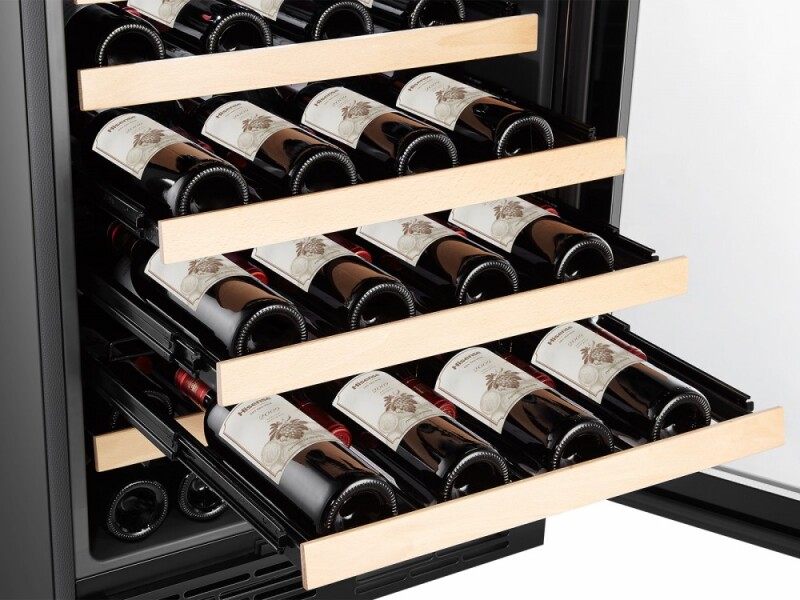 54-bottle Freestanding or Built-in Wine Cooler HWS54029SS, product image 5 of 8